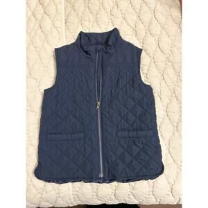 Kids Crew Cuts Navy Puffer Vest Size 6/7